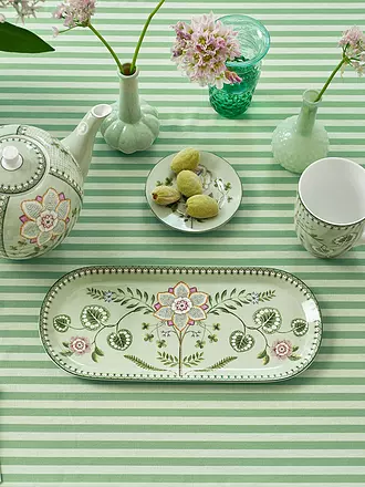PIP STUDIO | Tortenplatte  LILY & LOTUS 33x15,5cm Light Green | 